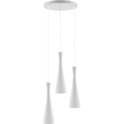 Hellux Lampa Wisząca Biała Vegas2 3pł (Plafon) Hellux Lampa Wisząca Biała Vegas2 3pł (Plafon)