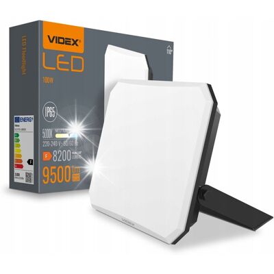 Videx Lampa ZEWNĘTRZNA 100W ochrona IP65 IK07 5000K 8200-9500Lm Videx Lampa ZEWNĘTRZNA 100W ochrona IP65 IK07 5000K 8200-9500Lm