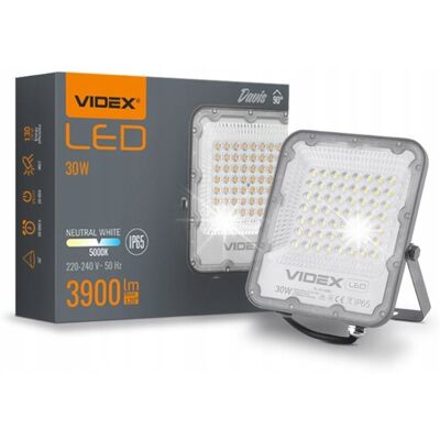 Videx Lampa ZEWNĘTRZNA halogen LED 30W 3900Lm 5000K IP65 Videx Lampa ZEWNĘTRZNA halogen LED 30W 3900Lm 5000K IP65