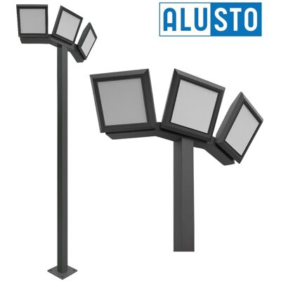 Alusto Lampa zewnętrzna ogrodowa ALU LED latarnia słup Jupiter 5m Alusto Lampa zewnętrzna ogrodowa ALU LED latarnia słup Jupiter 5m