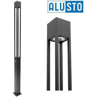 Alusto Lampa zewnętrzna ogrodowa ALU LED latarnia słup Sigma GU10 Alusto Lampa zewnętrzna ogrodowa ALU LED latarnia słup Sigma GU10