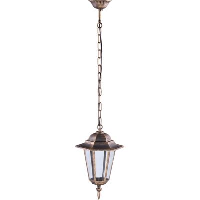 Kaja K-5009H Zewnętrzna Lampa Ścienna - Klasyczna Czarna/Złota - IP44 Kaja K-5009H Zewnętrzna Lampa Ścienna - Klasyczna Czarna/Złota - IP44