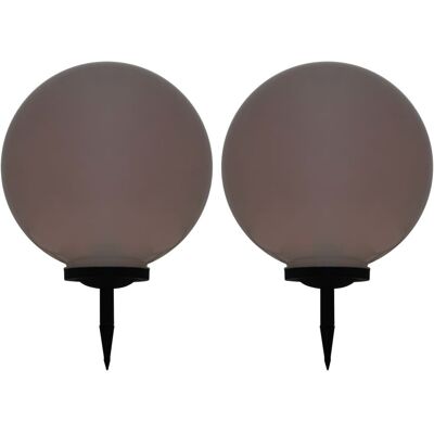 VMP Lampy solarne do ogrodu, 2 szt., LED, kuliste, 50 cm, RGB VMP Lampy solarne do ogrodu, 2 szt., LED, kuliste, 50 cm, RGB