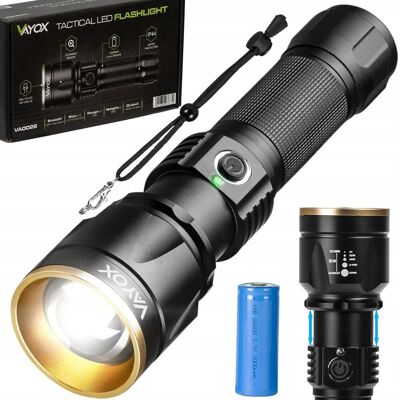 Vayox - XML2 T6 - 1200 lm - Zoom - Latarka Vayox - XML2 T6 - 1200 lm - Zoom - Latarka