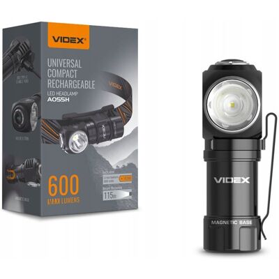 Videx Latarka podręczna A055 600Lm 5700K - Zimny Biały Videx Latarka podręczna A055 600Lm 5700K - Zimny Biały