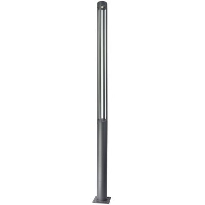 SU-MA Lampy Ogrodowe Latarnia nowoczesna 300 cm / średnica 16 cm LED 44W ciemno-szara IP65 SU-MA FMAX-3000 SU-MA Lampy Ogrodowe Latarnia nowoczesna 300 cm / średnica 16 cm LED 44W ciemno-szara IP65 SU-MA FMAX-3000