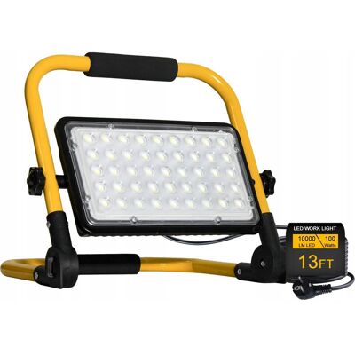 Inny producent LED 100W Reflektor Na Statywie 6500K IP66 Do Warsztatu Garażu Budowy Inny producent LED 100W Reflektor Na Statywie 6500K IP66 Do Warsztatu Garażu Budowy