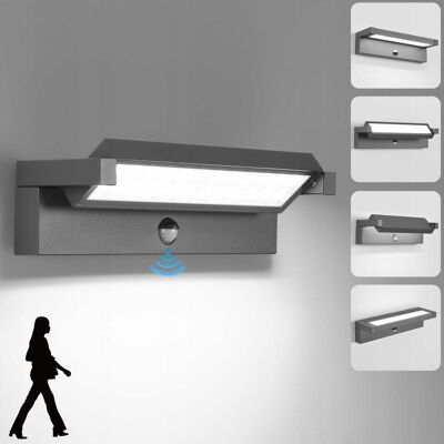 Inny producent LED LAMPA ŚCIENNA ZEWNĘTRZNA Z CZUJNIKIEM RUCHU 36W IP65 6500K Inny producent LED LAMPA ŚCIENNA ZEWNĘTRZNA Z CZUJNIKIEM RUCHU 36W IP65 6500K