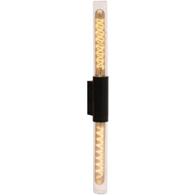LUCIDE Kinkiet zewnętrzny PILAR 2xE27 6W IP54 - czarny LUCIDE Kinkiet zewnętrzny PILAR 2xE27 6W IP54 - czarny