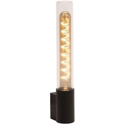 LUCIDE Kinkiet zewnętrzny PILAR E27 6W IP54 - czarny LUCIDE Kinkiet zewnętrzny PILAR E27 6W IP54 - czarny