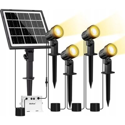 Inny producent MEIHUA Solarna Lampa Ogrodowa 4 Sztuki 2700K IP66 5000mAh Inny producent MEIHUA Solarna Lampa Ogrodowa 4 Sztuki 2700K IP66 5000mAh