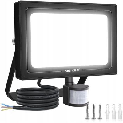 Inny producent MEIKEE 80W LED reflektor z czujnikiem ruchu na zewnątrz 7520 LM OPIS Inny producent MEIKEE 80W LED reflektor z czujnikiem ruchu na zewnątrz 7520 LM OPIS