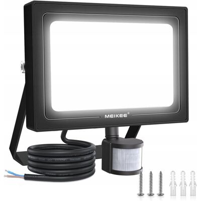 Inny producent MEIKEE Reflektor LED 30W 2800LM 6500K z Czujnikiem IP66 Inny producent MEIKEE Reflektor LED 30W 2800LM 6500K z Czujnikiem IP66