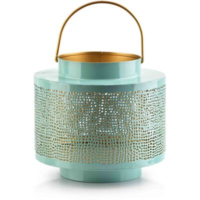 Mondex Metalowy ażurowy lampion lampka latarnia mint Mondex Metalowy ażurowy lampion lampka latarnia mint
