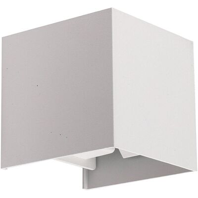 AZzardo Minimalistyczna Lampa Ogrodowa Gambino Led 3W Ścienna Biała AZzardo Minimalistyczna Lampa Ogrodowa Gambino Led 3W Ścienna Biała