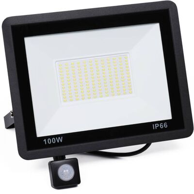 Interlook Naświetlacz LED 100W z czujnikiem ruchu i zmierzchu 9500 lm 220V BLS-100W-Czarny Interlook Naświetlacz LED 100W z czujnikiem ruchu i zmierzchu 9500 lm 220V BLS-100W-Czarny