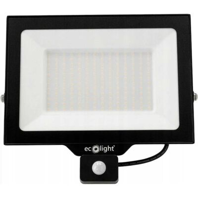 Ecolight Naświetlacz LED 150W 4000K NL-1 z czujnikiem ruchu Ecolight Naświetlacz LED 150W 4000K NL-1 z czujnikiem ruchu