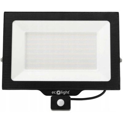 Ecolight Naświetlacz LED 200W 4000K NL-1 z czujnikiem ruchu Ecolight Naświetlacz LED 200W 4000K NL-1 z czujnikiem ruchu