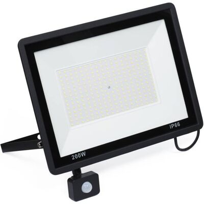 Interlook Naświetlacz LED 200W z czujnikiem ruchu i zmierzchu 19000 lm 220V BLS-200W-Czarny Interlook Naświetlacz LED 200W z czujnikiem ruchu i zmierzchu 19000 lm 220V BLS-200W-Czarny