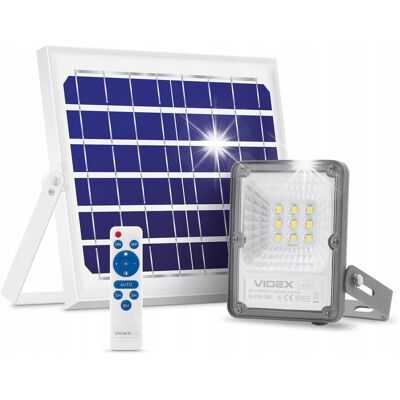Videx Naświetlacz LED 20W akumulator panel słoneczny Videx Naświetlacz LED 20W akumulator panel słoneczny