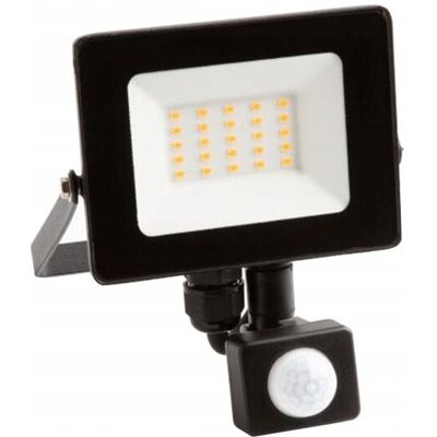 Naświetlacz LED Ecolight 20W barwa 6000K z czujnikiem Naświetlacz LED Ecolight 20W barwa 6000K z czujnikiem