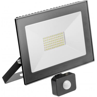 GTV G-Tech Naświetlacz Led Z Czuj. Ruchu, 50W, 3500Lm,Ac220-240V,50/60 Hz,Pf>0,9,Ip65,120°,6400K,Czarny GTV G-Tech Naświetlacz Led Z Czuj. Ruchu, 50W, 3500Lm,Ac220-240V,50/60 Hz,Pf>0,9,Ip65,120°,6400K,Czarny