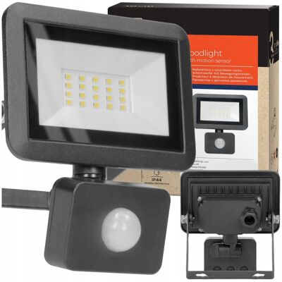 Adviti NAŚWIETLACZ LED HALOGEN LAMPA 20W Z CZUJNIK RUCHU Adviti NAŚWIETLACZ LED HALOGEN LAMPA 20W Z CZUJNIK RUCHU