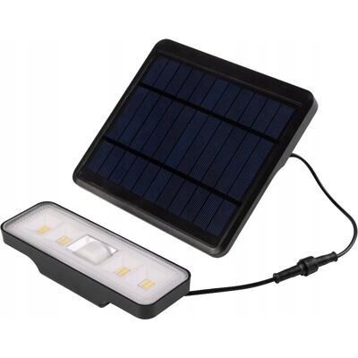 Naświetlacz LED solarny DAVOS, przewód 180cm, 1000lm, 4000K, IP54, GTV Naświetlacz LED solarny DAVOS, przewód 180cm, 1000lm, 4000K, IP54, GTV