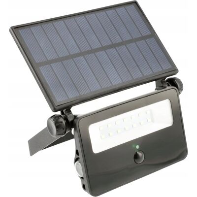 Naświetlacz LED solarny LUMOS, z czujnikiem ruchu, 850lm, 6400K, IP65, GTV Naświetlacz LED solarny LUMOS, z czujnikiem ruchu, 850lm, 6400K, IP65, GTV