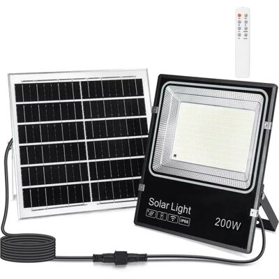 Aigostar Naświetlacz solarny LED 200W CCT zestaw halogen pilot kabel 5m i panel Aigostar Naświetlacz solarny LED 200W CCT zestaw halogen pilot kabel 5m i panel