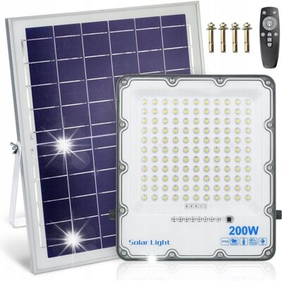 Interlook NAŚWIETLACZ SOLARNY LED 200W HALOGEN LAMPA IP66 Interlook NAŚWIETLACZ SOLARNY LED 200W HALOGEN LAMPA IP66