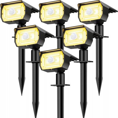 Inny producent NIPIFY Lampy Solarne z Czujnikiem Ruchu 6 Sztuk Wodoodporne LED Inny producent NIPIFY Lampy Solarne z Czujnikiem Ruchu 6 Sztuk Wodoodporne LED