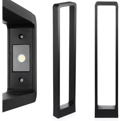 Interlook Nowoczesna lampa ogrodowa stojąca, słupek LED Aluminium 80cm, IP54, 10W=1200lm LLM-80CM Interlook Nowoczesna lampa ogrodowa stojąca, słupek LED Aluminium 80cm, IP54, 10W=1200lm LLM-80CM