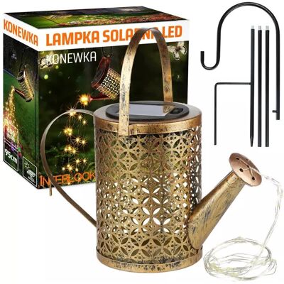 Interlook Ogrodowa lampa solarna LED Konewka 95 cm, 600 mAh FLD-17-W Interlook Ogrodowa lampa solarna LED Konewka 95 cm, 600 mAh FLD-17-W