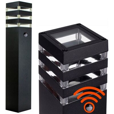 SuperLed Ogrodowa Lampa Stojąca Slp8000 Z Czujnikiem Ruchu Czarna SuperLed Ogrodowa Lampa Stojąca Slp8000 Z Czujnikiem Ruchu Czarna