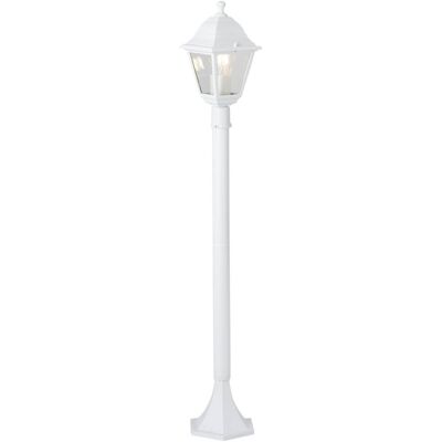 Lampa podłogowa zewnętrzna BRILLIANT Nissie - 100cm, E27, biały Lampa podłogowa zewnętrzna BRILLIANT Nissie - 100cm, E27, biały