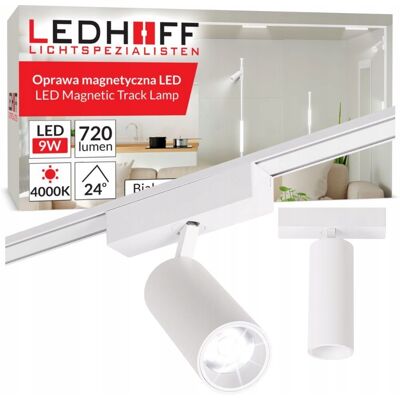 inna (Inny) Oprawa magnetyczna reflektor LED lampa na szynoprzewód 9W BIAŁA 4000K tuba inna (Inny) Oprawa magnetyczna reflektor LED lampa na szynoprzewód 9W BIAŁA 4000K tuba