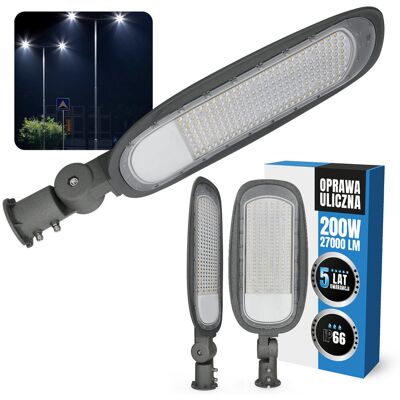 Kobi Lampa Uliczna Latarnia Oprawa Drogowa LED 200W MOCNA regulowana IP66 Kobi Lampa Uliczna Latarnia Oprawa Drogowa LED 200W MOCNA regulowana IP66