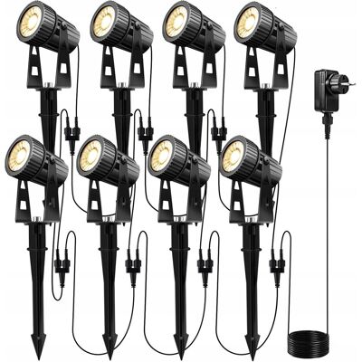 Inny producent REFLEKTOR LAMPY OGRODOWE LED OŚWIETLENIE ZEWNĘTRZNE WODOODPORNE ZESTAW X8 Inny producent REFLEKTOR LAMPY OGRODOWE LED OŚWIETLENIE ZEWNĘTRZNE WODOODPORNE ZESTAW X8
