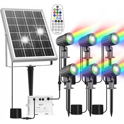Inny producent REFLEKTOR LAMPY SOLARNE OGRODOWE PANEL SOLARNY OŚWIETLENIE ZESTAW x6 Inny producent REFLEKTOR LAMPY SOLARNE OGRODOWE PANEL SOLARNY OŚWIETLENIE ZESTAW x6