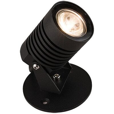 Nowodvorski Reflektorek zewnętrzny Spike 9101 ogrodowy LED 5W 3000K czarny Nowodvorski Reflektorek zewnętrzny Spike 9101 ogrodowy LED 5W 3000K czarny