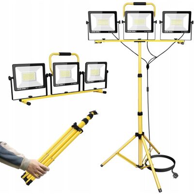 Inny producent RIGIDON 300W LED Reflektor Na Statywie 30000lm Do Warsztatu i Ogrodu Inny producent RIGIDON 300W LED Reflektor Na Statywie 30000lm Do Warsztatu i Ogrodu