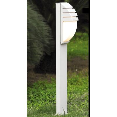Słupek LAMPA zewnętrzna DECORA 5161-1/100 ALU Italux stojąca OPRAWA ogrodowa IP43 outdoor szara biała Słupek LAMPA zewnętrzna DECORA 5161-1/100 ALU Italux stojąca OPRAWA ogrodowa IP43 outdoor szara biała