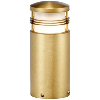 Elstead Newbrighton Zewnętrzna Lampa Słupkowa z Mosiądzu - Nowoczesny Styl Elstead Newbrighton Zewnętrzna Lampa Słupkowa z Mosiądzu - Nowoczesny Styl
