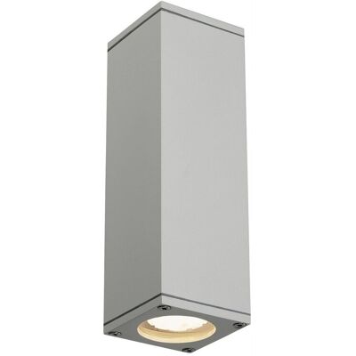 Inny producent SLV Theo Lampa Ścienna Zewnętrzna Prostokątna Szara GU10 Max 2x35W Inny producent SLV Theo Lampa Ścienna Zewnętrzna Prostokątna Szara GU10 Max 2x35W