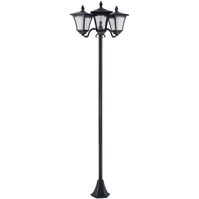 Solarna Latarnia Ogrodowa Outsunny Z 3 Lampami, Latarnia Solarna, Oświetlenie Ścieżki Z Diodami Led, 120 Lumenów, Ip44 201, Stal Nierdzewna, Kolor C.. Solarna Latarnia Ogrodowa Outsunny Z 3 Lampami, Latarnia Solarna, Oświetlenie Ścieżki Z Diodami Led, 120 Lumenów, Ip44 201, Stal Nierdzewna, Kolor C..