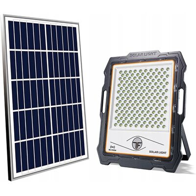 Inny producent Solarny Reflektor zewnętrzny z pilotem i czujnikiem ruchu do ogrodu, 400W Inny producent Solarny Reflektor zewnętrzny z pilotem i czujnikiem ruchu do ogrodu, 400W
