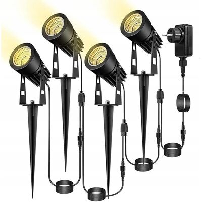 Inny producent SPURLEH Reflektor LED Ogrodowy IP65 3000K 4 Sztuki Inny producent SPURLEH Reflektor LED Ogrodowy IP65 3000K 4 Sztuki