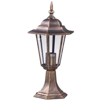 Stojąca LAMPA zewnętrzna K-5009S czarny/złoty Kaja metalowa OPRAWA ogrodowy słupek latarenka IP44 czarna złota Stojąca LAMPA zewnętrzna K-5009S czarny/złoty Kaja metalowa OPRAWA ogrodowy słupek latarenka IP44 czarna złota
