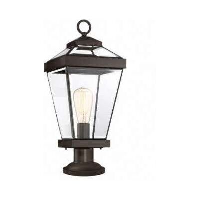Lampa Zewnątrzna Quoizel Ravine z Mosiądzu, Stali i Szkła - Lampa na Stół Zewnątrz Lampa Zewnątrzna Quoizel Ravine z Mosiądzu, Stali i Szkła - Lampa na Stół Zewnątrz